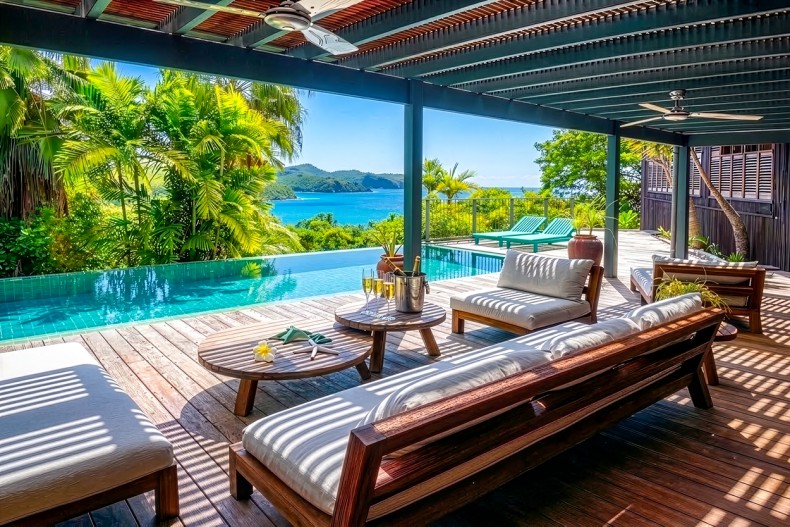 la villa de luxe en Martinique