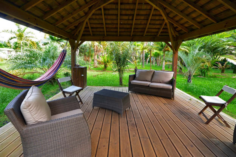 Se resourcer dans ne palmeraie en martinique