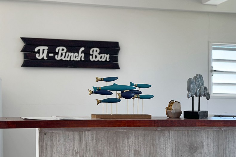 Location trois ilets appartement Azur vue mer