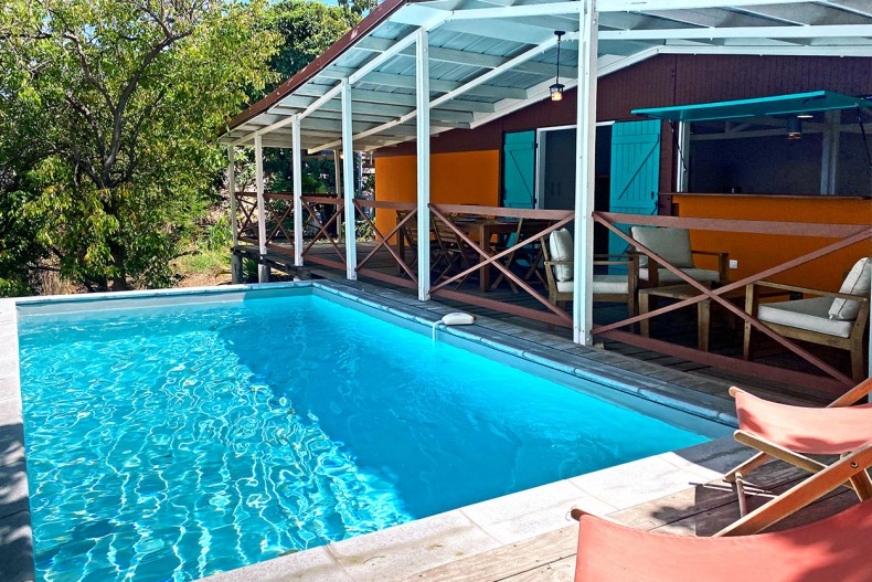 Location Martinique Ti Carbet Maison 3 chambre piscine vue Mer