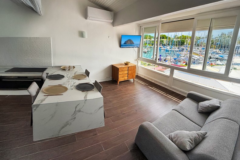 location au fil de l O appartement a la Marina de la Pointe du Bout