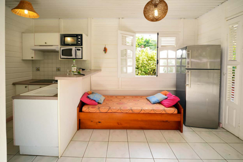 Bungalow martinique cuisine salon
