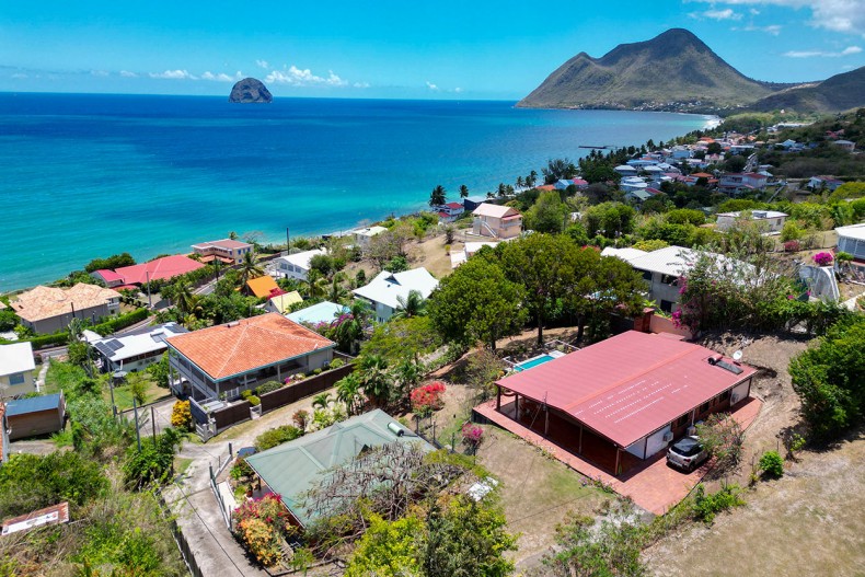 location petite maison terre du diamant martinique
