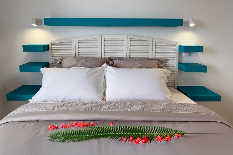 Location studio trois Ilets charly tête lit