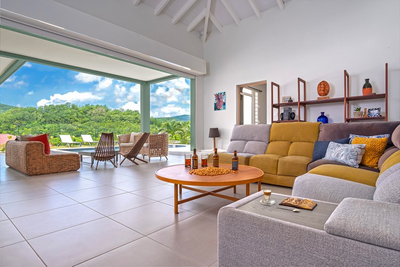location villa MODERNE de luxe Martinique trois ilets