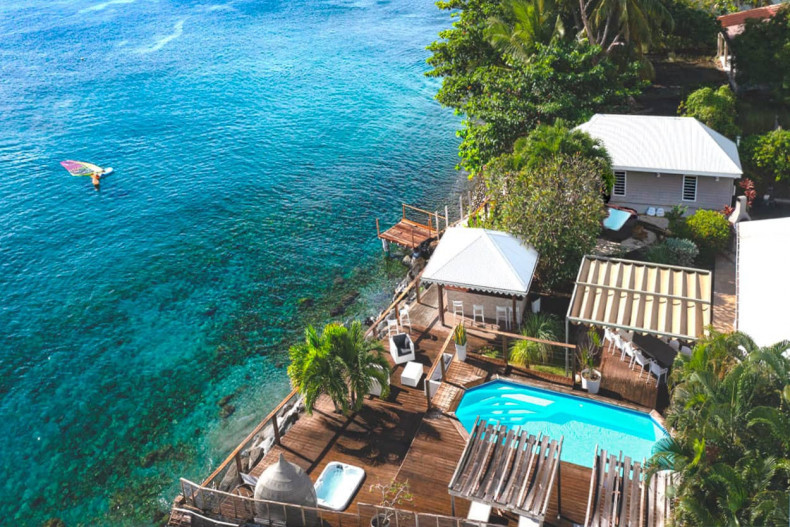 VAIANA location grande Villa SaintPierre bord de mer Nord Caraïbe Martinique SPA piscine