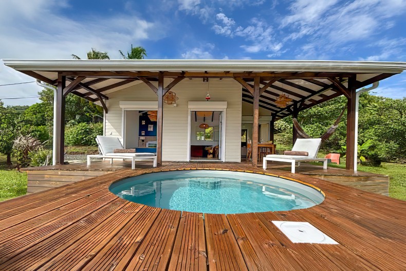 loction superbe bungalow le vauclin piscine