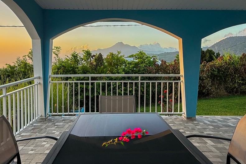 Location petite maison le carbet Martinique pelée