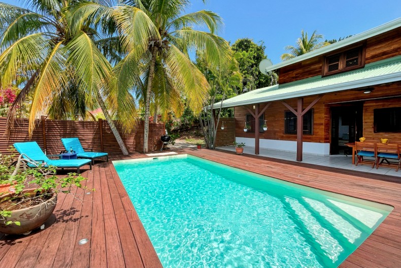 Location anse d'arlet Bois Marine avec piscine