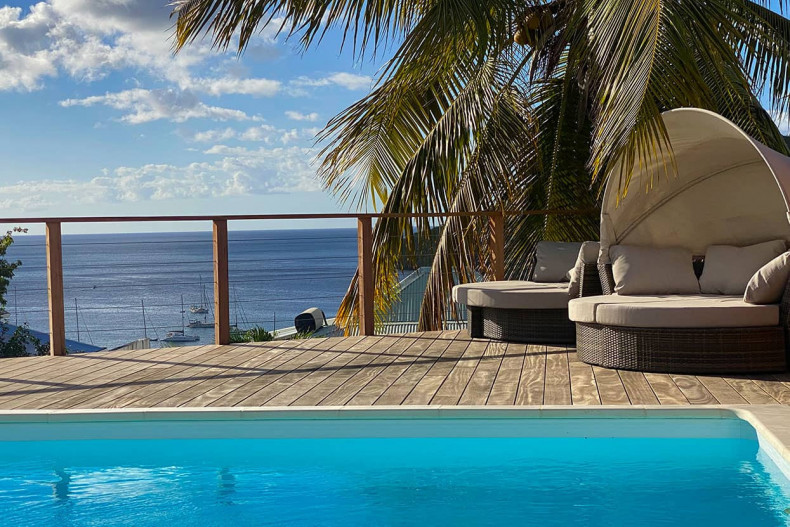 Location magnifique villa Anses d arlet Martinique vue