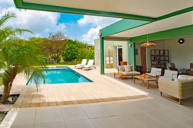 location villa MODERNE de luxe Martinique trois ilets