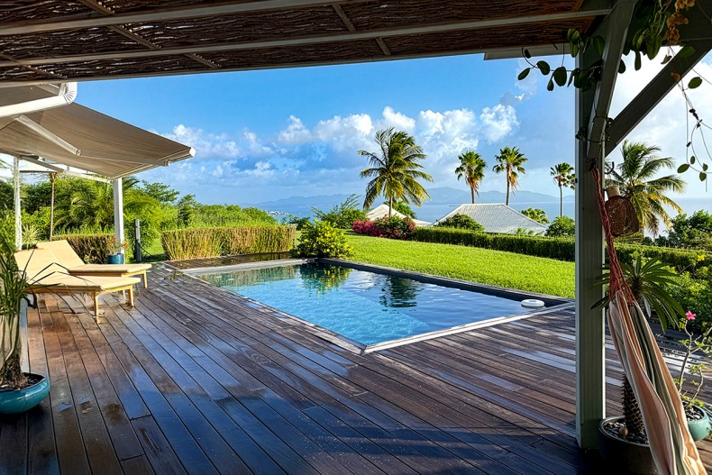 location villa vue mer caraibe Martinique sun caraibe piscine
