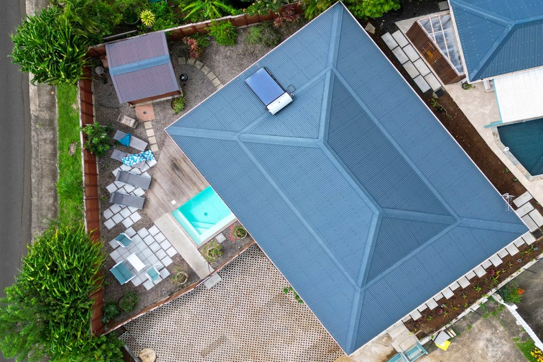 Villa Kréolina Sainte Luce Drone plan