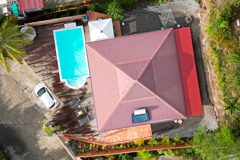 Plan Magnifique villa Anses d'Arlet Martinique