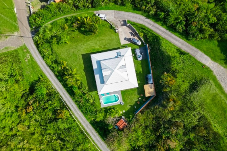 villa Bleu Caraibes martinique Sainte-Anne plan