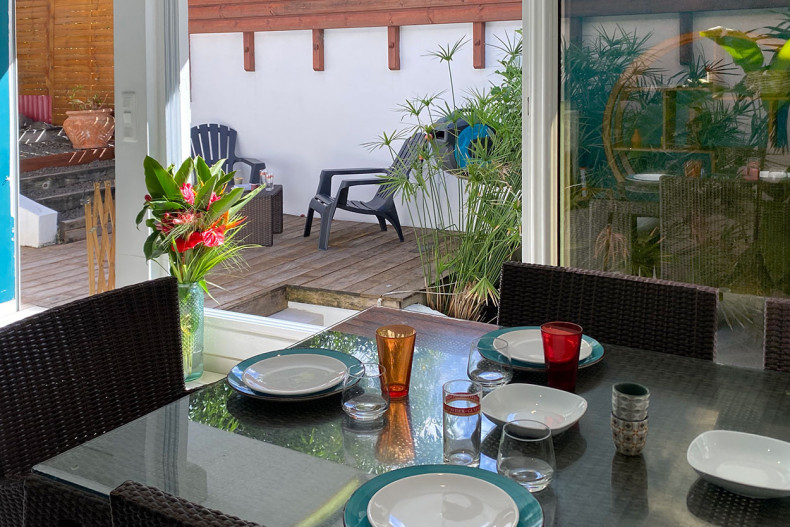 maison piscine sur le toit du Diamant