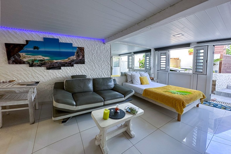 du Jasmin Location Anse Mitan  salon