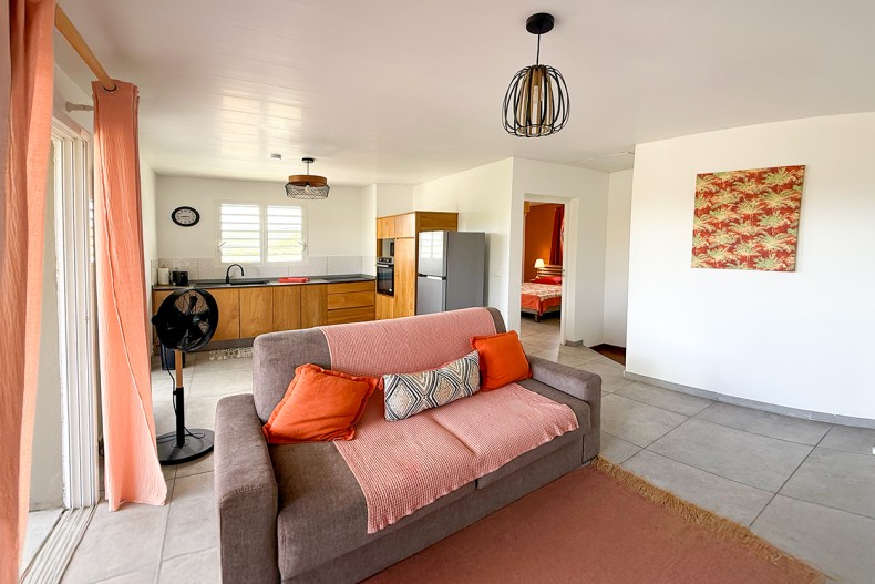 Salon cuisine du haut