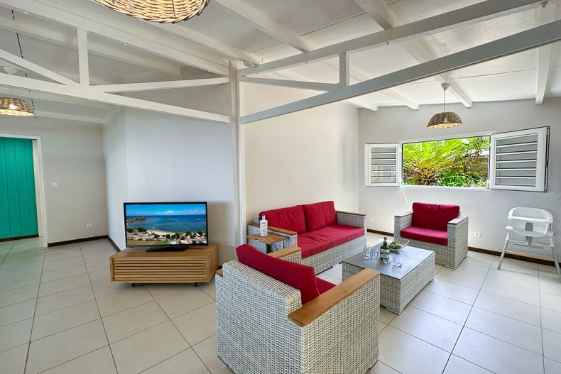 Location Martinique Ti Carbet Maison 3 chambre piscine vue Mer