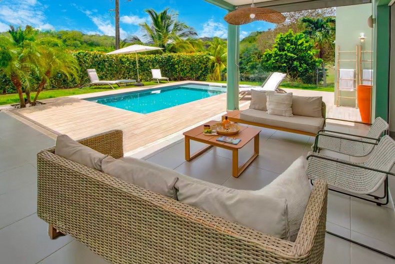 location villa MODERNE de luxe Martinique trois ilets