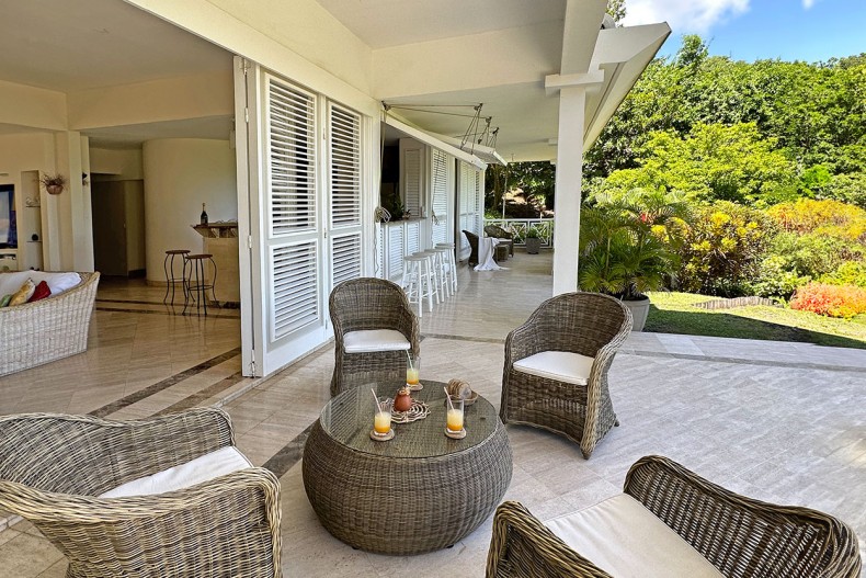 Terrasse villa de luxe