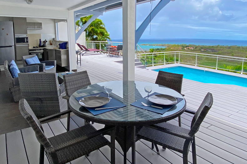 sam Location avec piscine et spa Le diamant