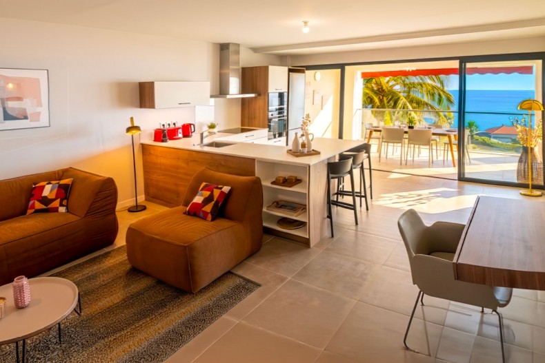 résidence de luxe F4 schoelcher vue mer