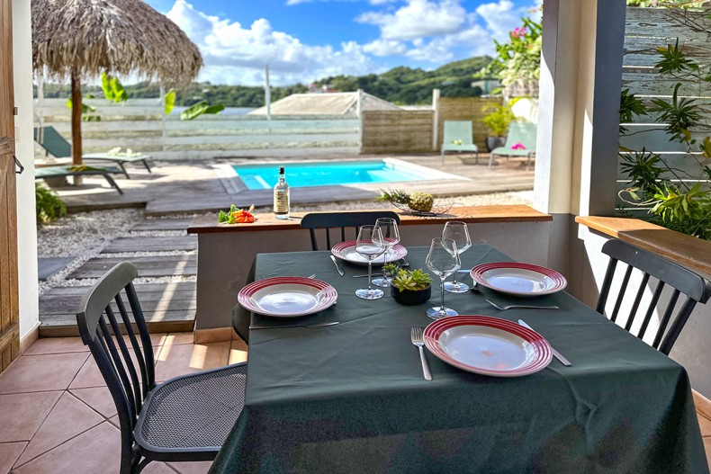 La terrasse salle à manger
