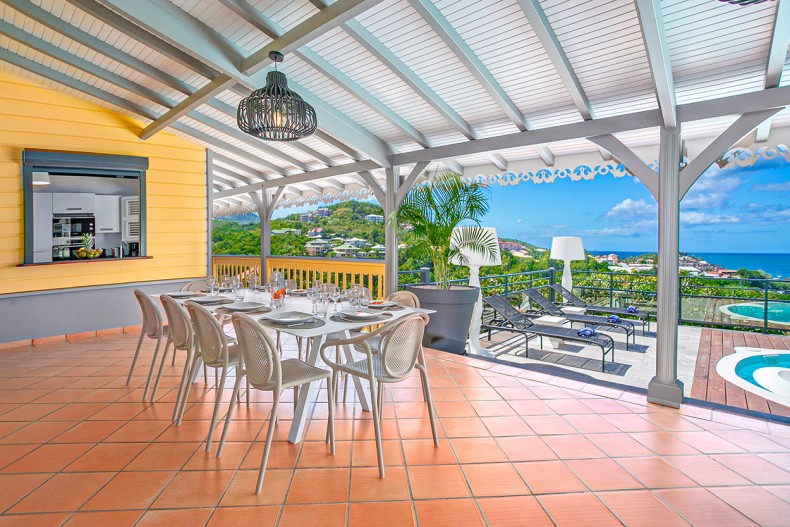 Location villa de luxe la CREOLE Martinique Trois Ilets piscine