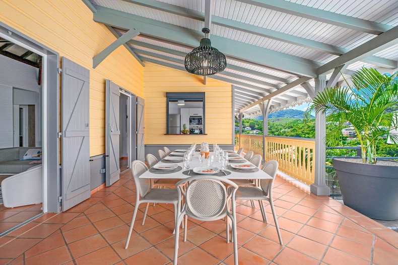 Location villa de luxe la CREOLE Martinique Trois Ilets piscine