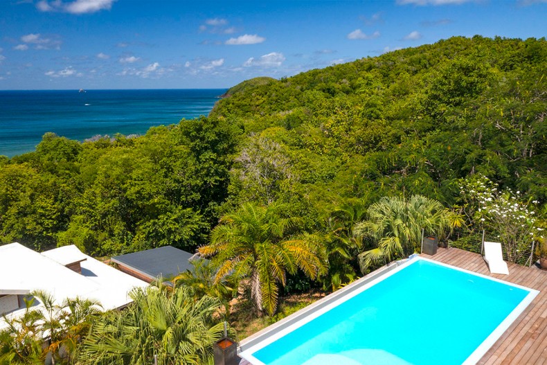 superbe villa surf Tartane martinique