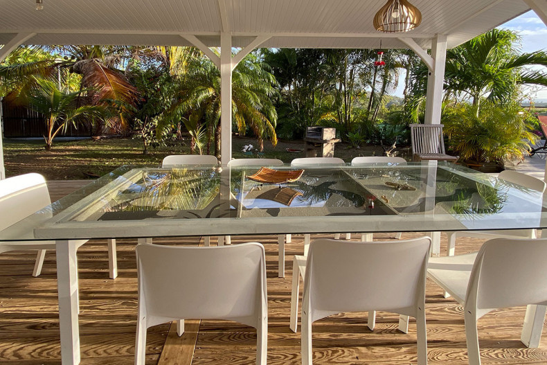 Fleur de Coton table terrasse