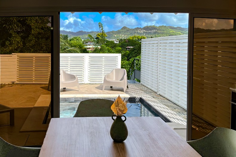 location villa le Lamentin Martinique annexe vue