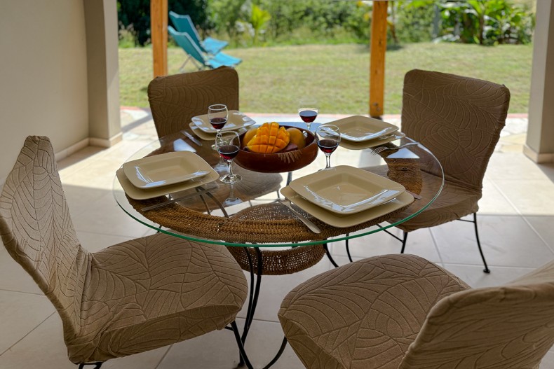 location T3 NID petite Anse d-arlet terrasse