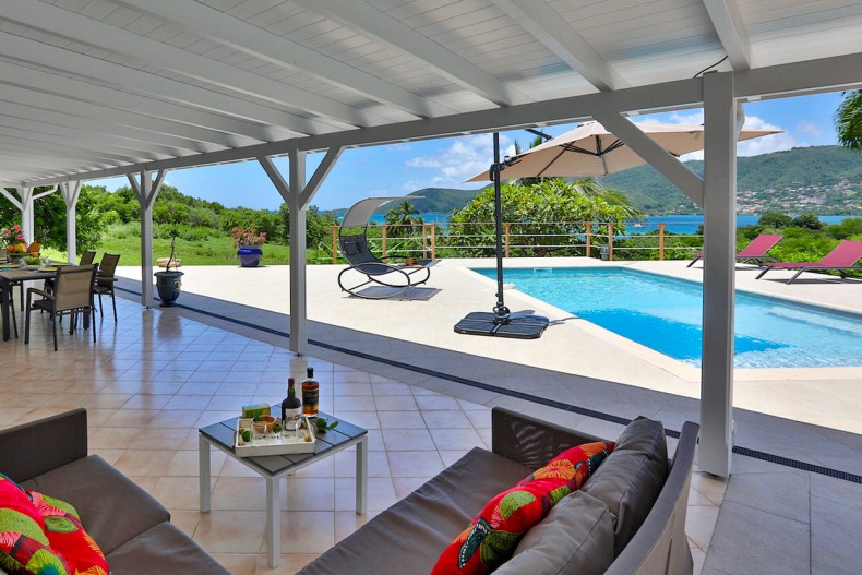 Villa Sainte Anne piscine vue mer