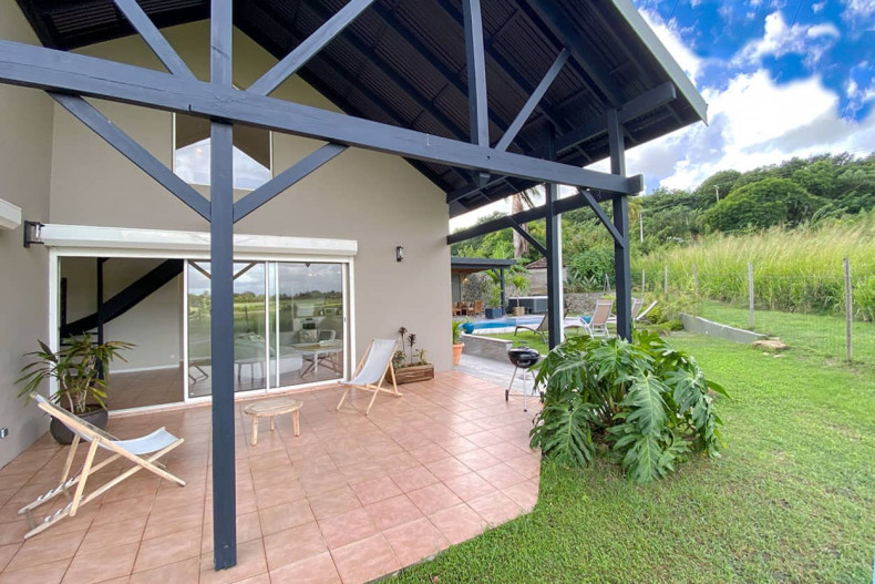 Location Villa Cap Est Pelican Bleu terrasse 2