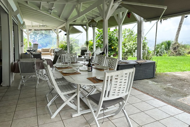 Salon de jardin location de vacances martinique