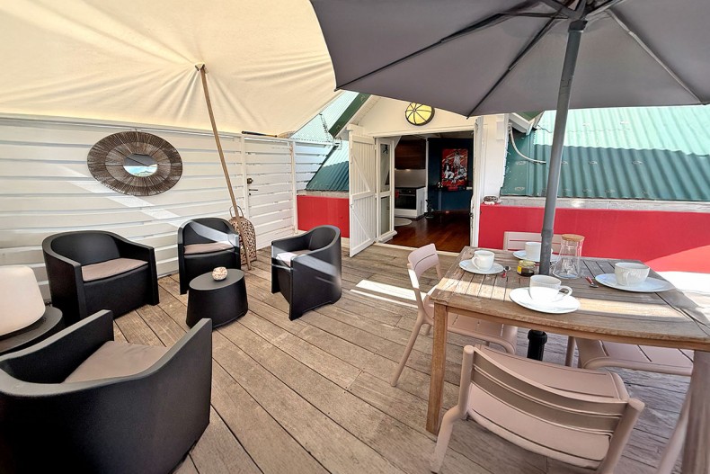 Salon Sam appartement Village créole Trois ilets
