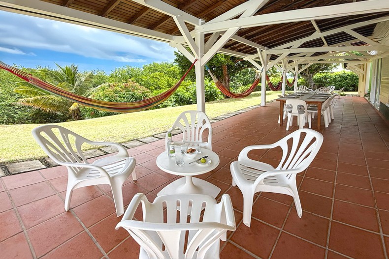 Villa mangle rouge terrasse