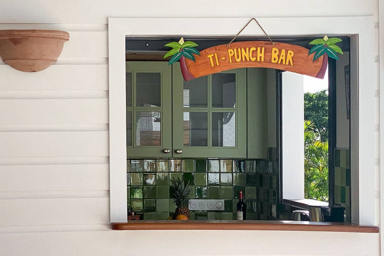 bar magnifique villa Anses d arlet Martinique