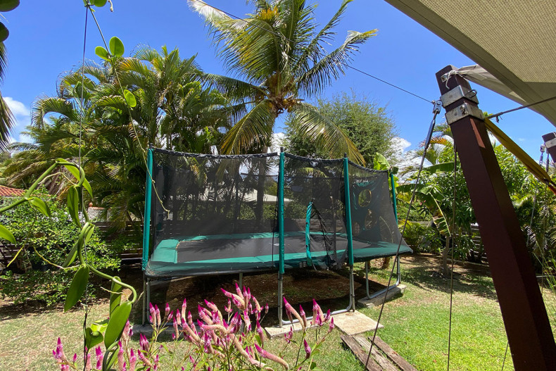 Location Belle villa Martinique Cap Est trampoling