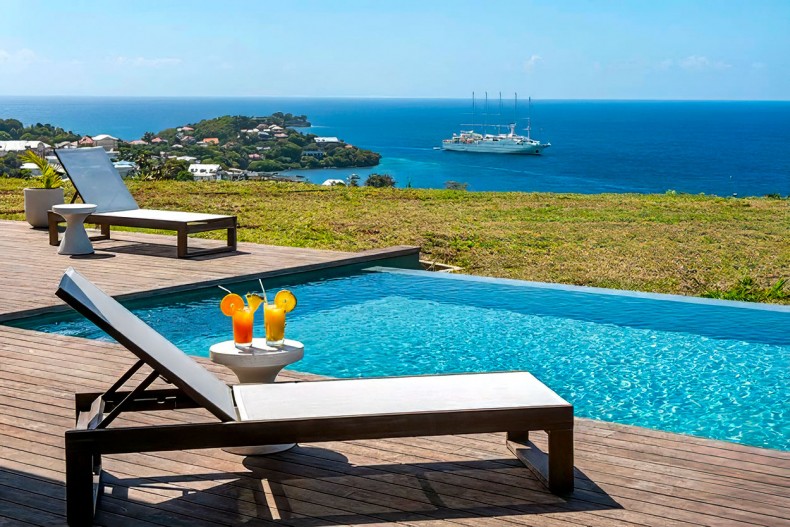 Villa d'exception Martinique sublime vue mer vue transat