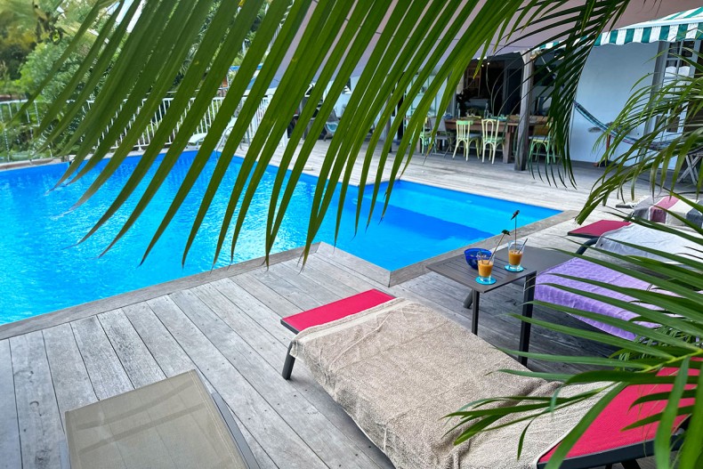 grande belle villa de luxe Familiale martinique transats