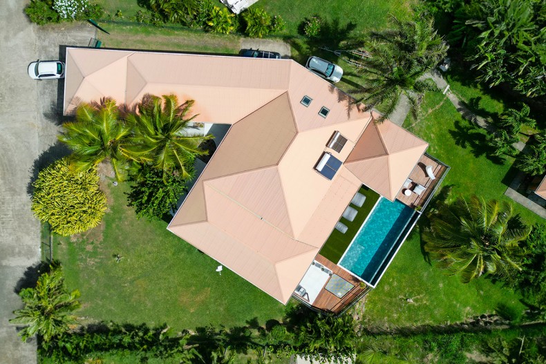 Plan Villa 5 étoiles Martinique Vauclin