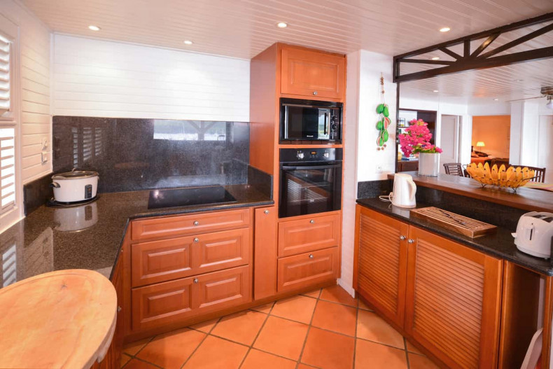 La cuisine de la villa