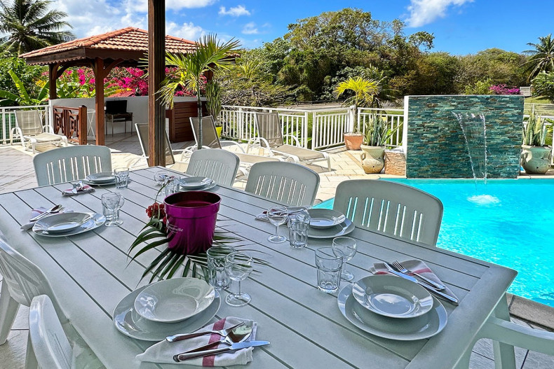 Location villa Sainte Luce Cafe caraibe