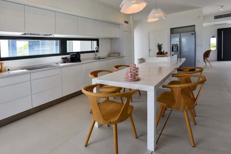 Villa de luxe et Standing Martinique ilot cuisine