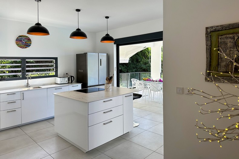 villa MODERNE prestige Martinique cuisine