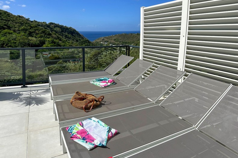 villa MODERNE prestige Martinique transats