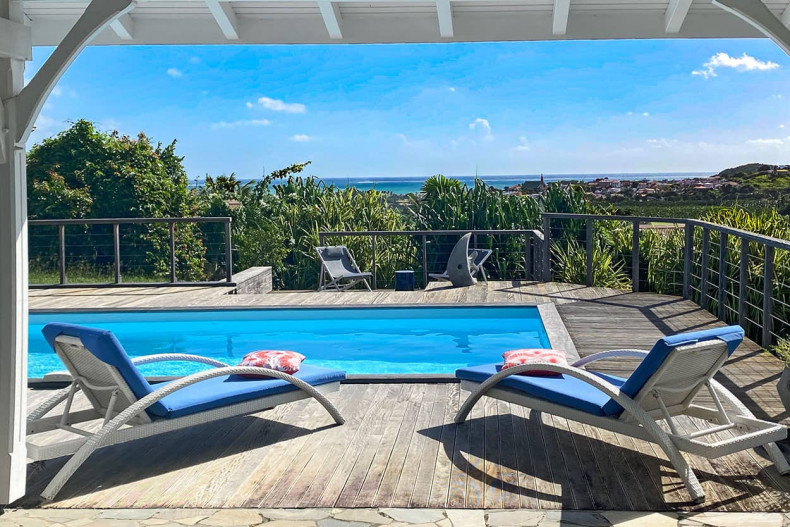 Villa le vauclin vue mer piscine